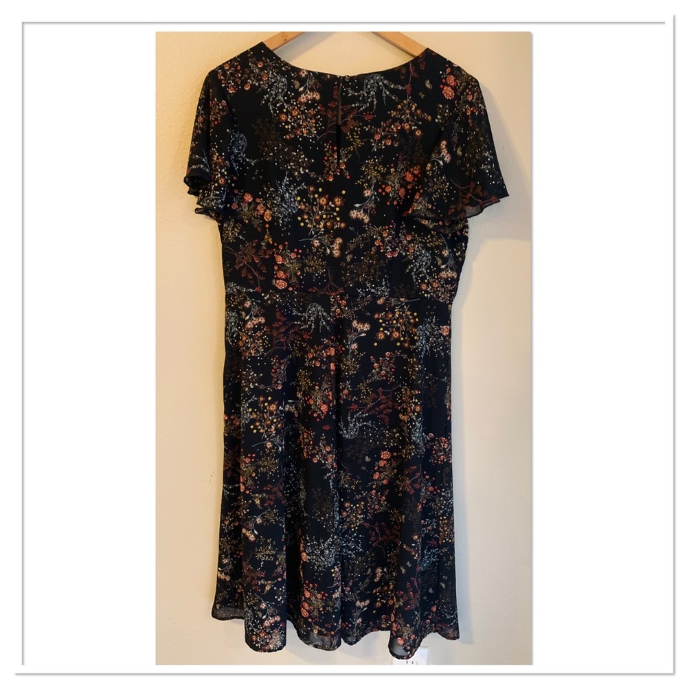 ModCloth Embellished To Perfection Sequin A Line Midi Dress Black Red Size XL - Picture 6 of 12